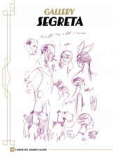 il volume della graphic novel "Greenwich Village", insieme alla cartolina di San Valentino Love is in the air